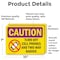 Signmission Radiation & Laser Sign, 7 in H x 10 in W, Vinyl Decal, Rectangle OS-2PACK-CR-D-710-L-10193 - alternate 5